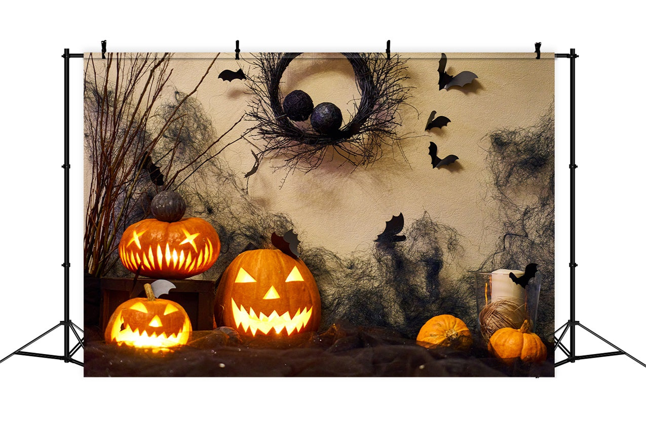 Toile de fond Branches sombres Lueur de Jack-O'-Lantern BRP8-355