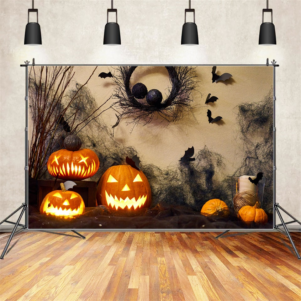 Toile de fond Branches sombres Lueur de Jack-O'-Lantern BRP8-355