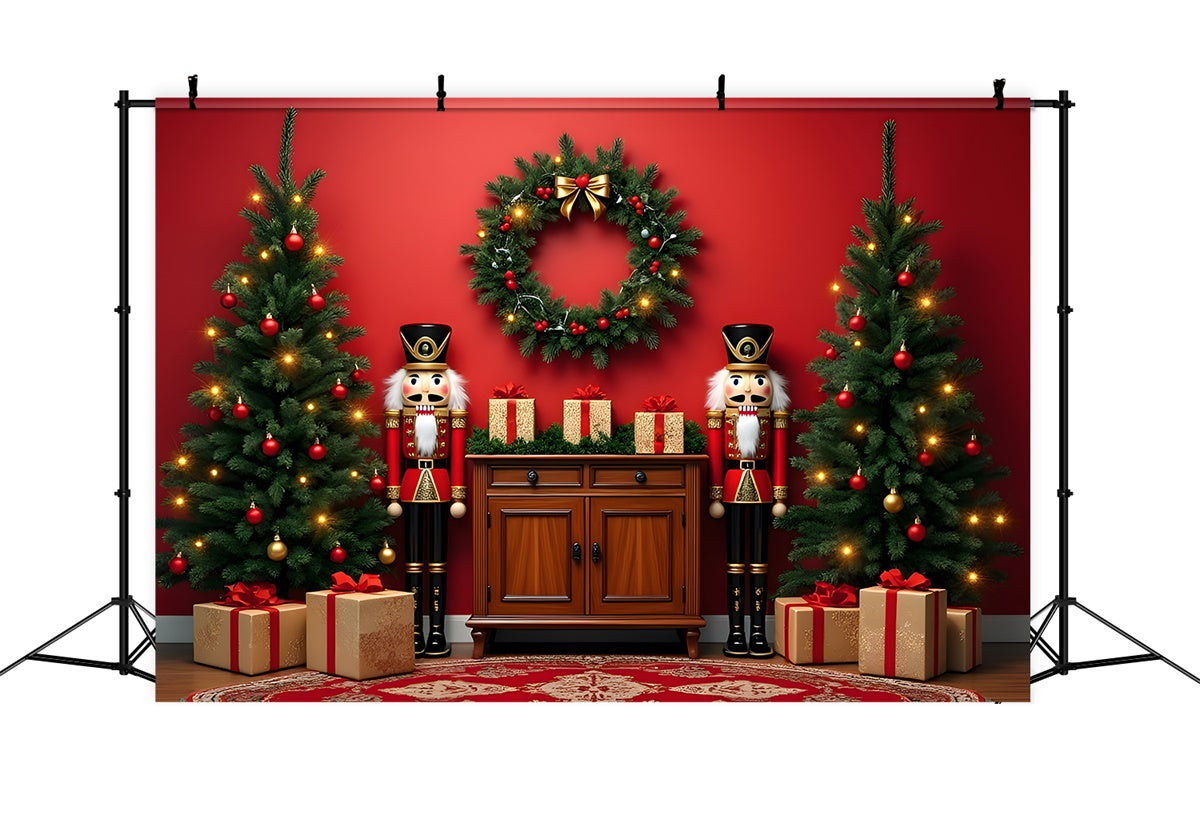 Toile de fond Noël Casse-Noisette Guirlande Présentation par Magali