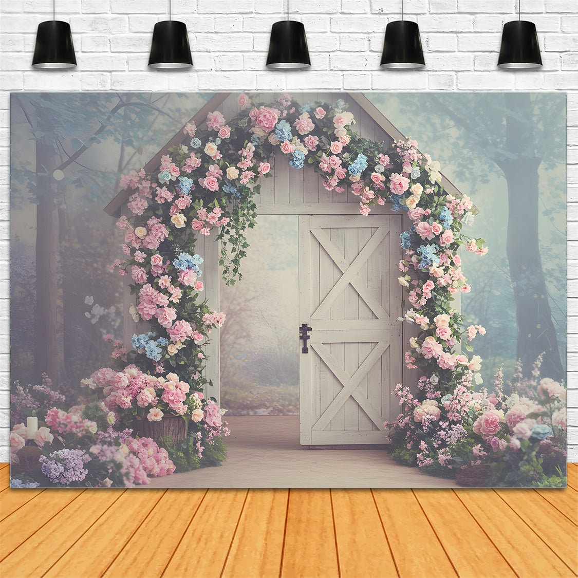 Toile de fond Fête des Mères Cottage Floral Enchanté Par Magali