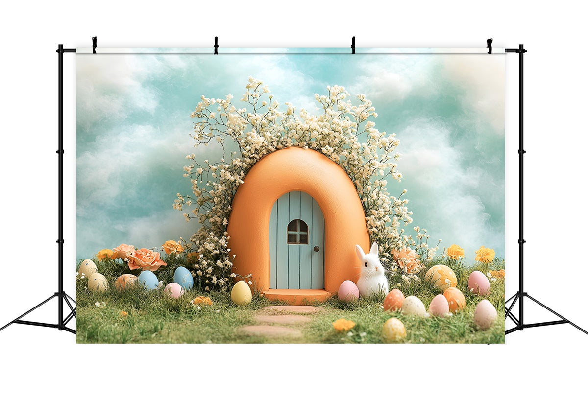Toile de Fond Photo Pâques Refuge Lapin Pastel Rêveur CSH2-72