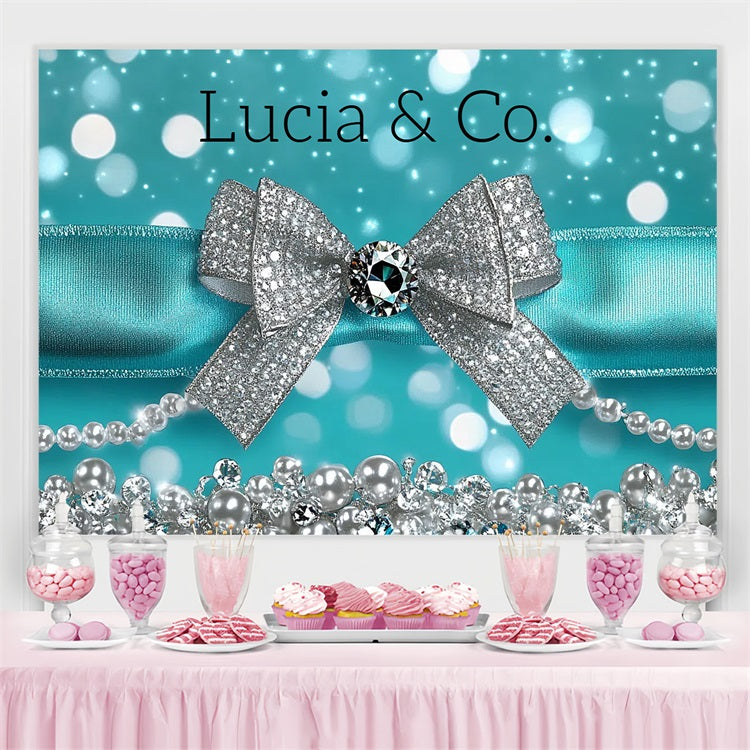 Toile de fond Photo Mariage Personnalisable Perle Diamant Chatoyant CSH3-280