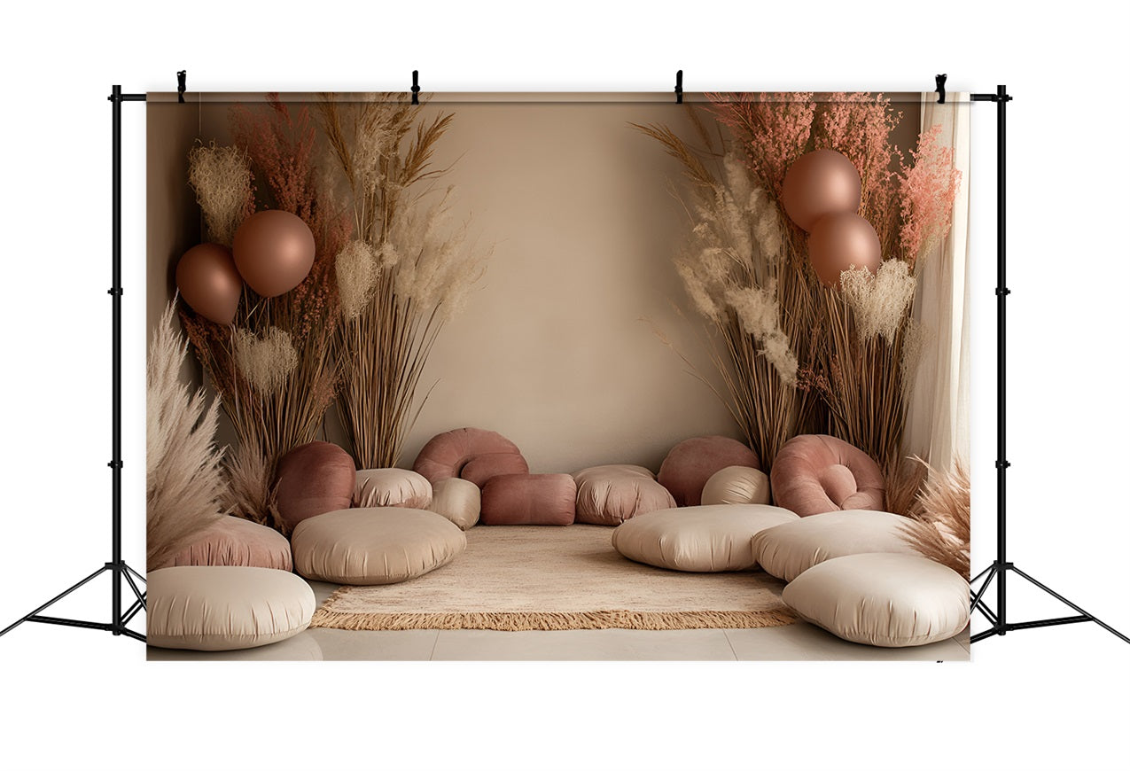 Toile de fond Bohème Ballons Coussins Coin Douillet CSH4-140