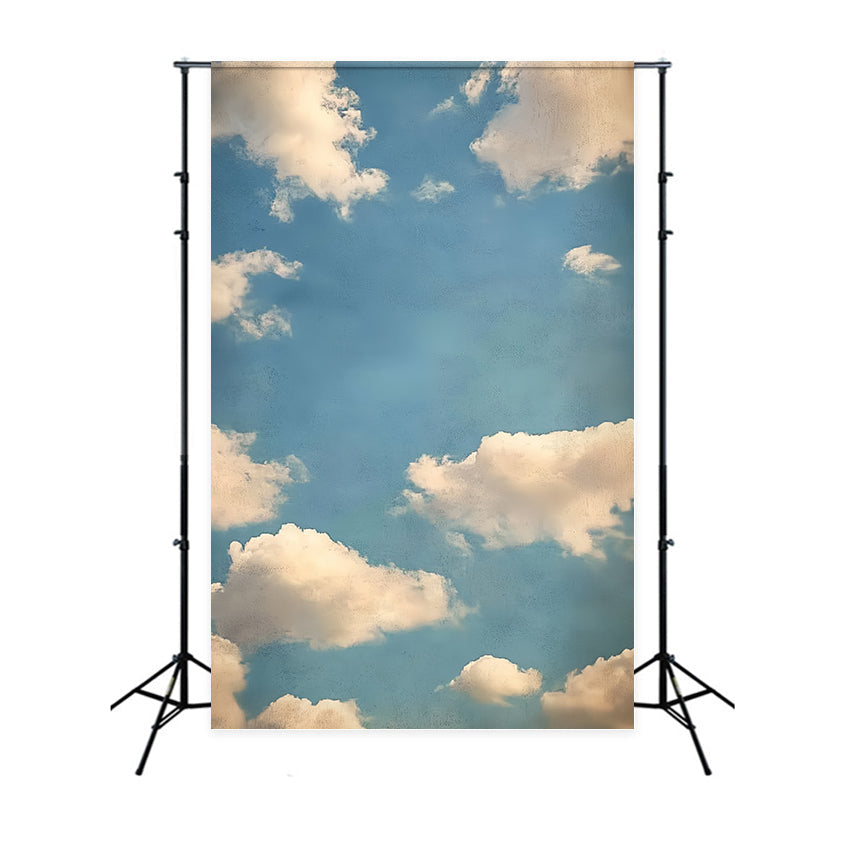 Toile de fond Portrait Ciel Bleu Tranquille Nuage CSH4-182