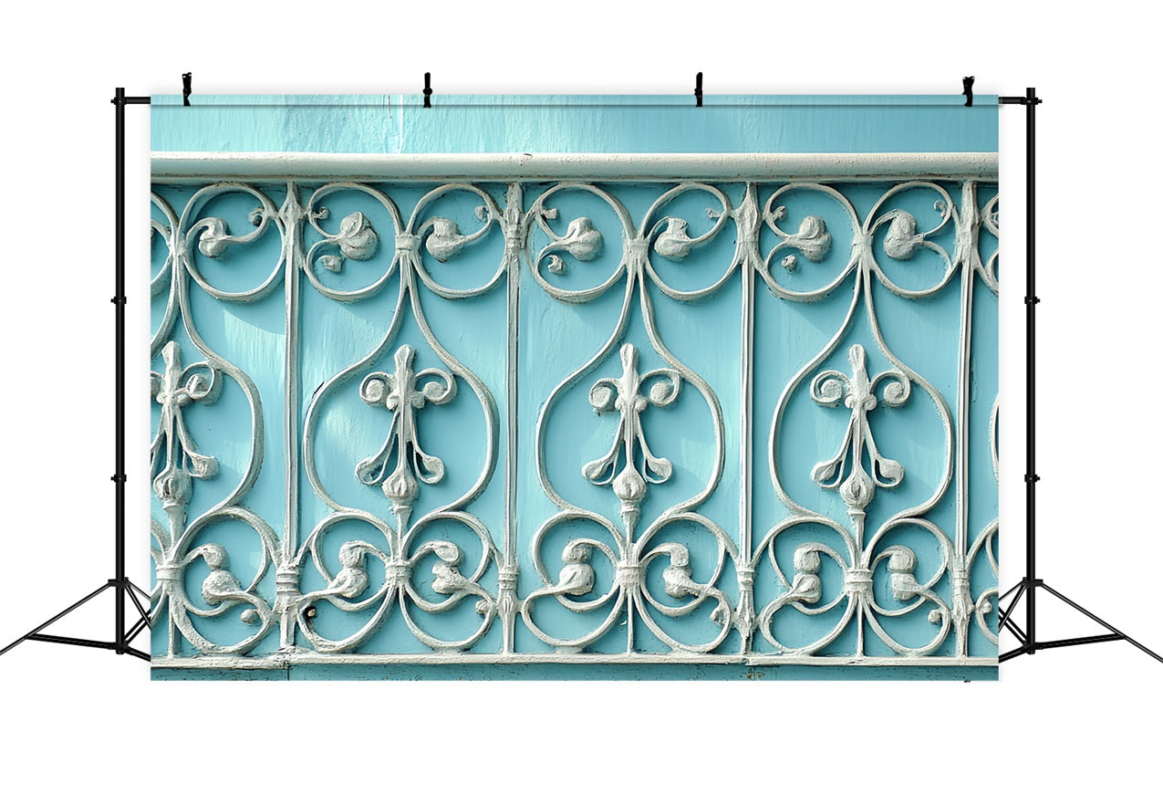 Toile de fond Vintage Mur Grille Métallique Clôture CSH4-278