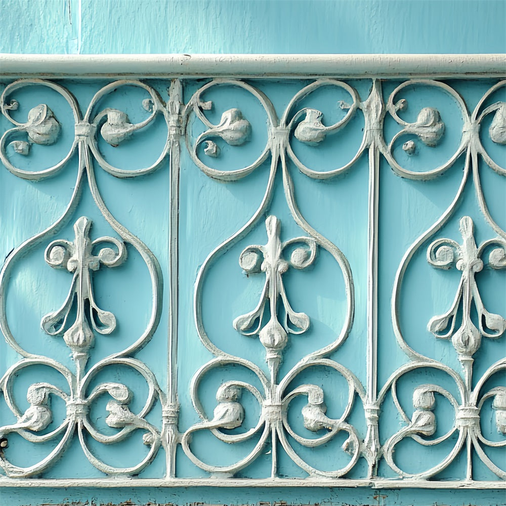 Toile de fond Vintage Mur Grille Métallique Clôture CSH4-278