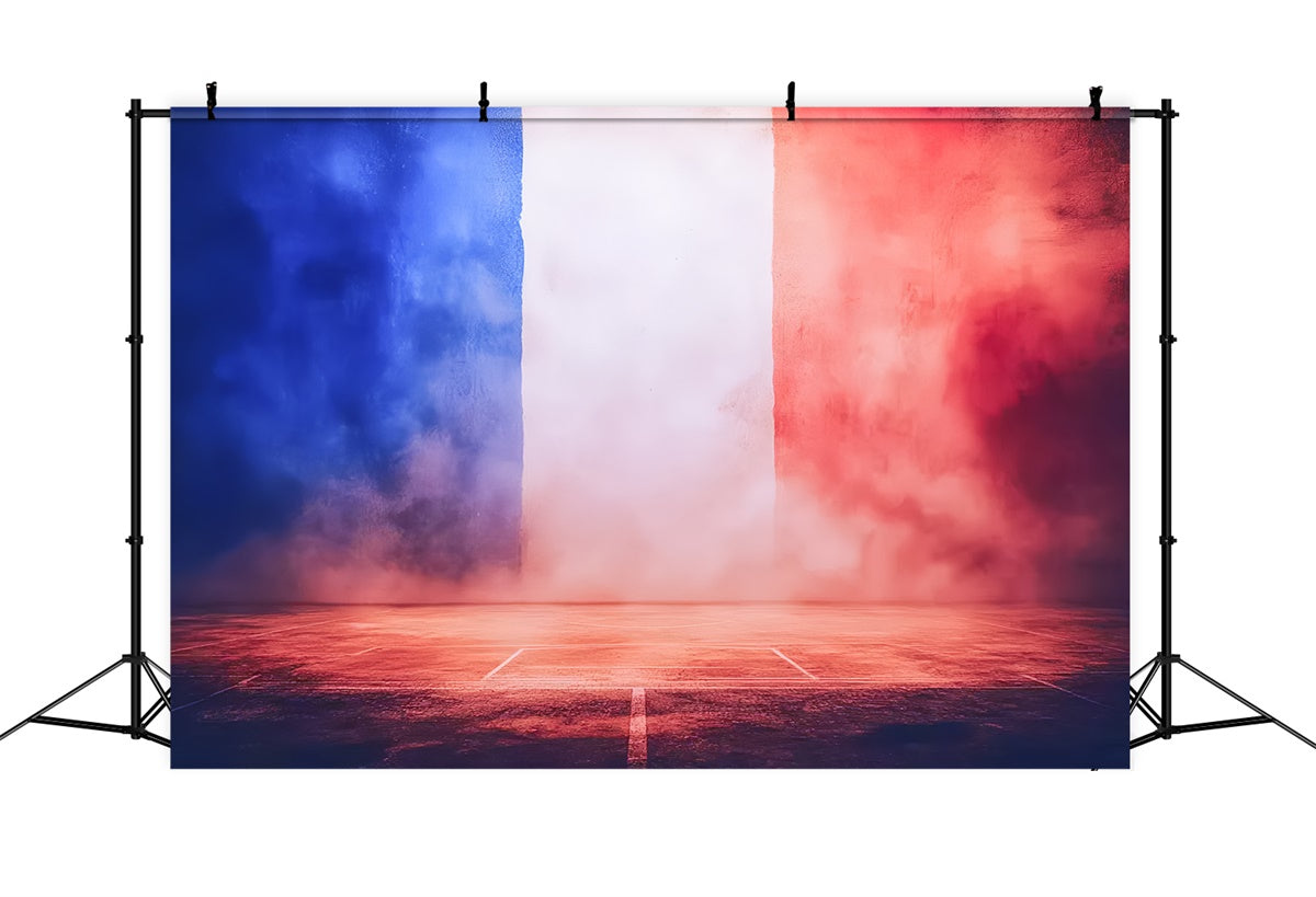 Toile de fond Sport Drapeau Énergique France CSH4-361