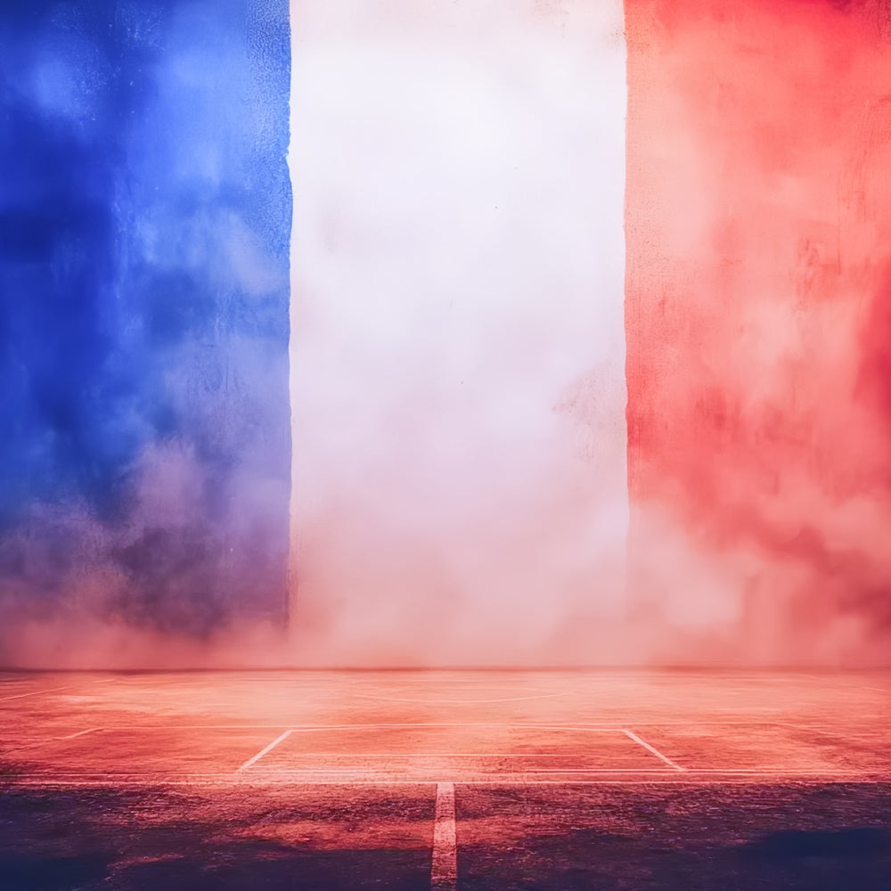 Toile de fond Sport Drapeau Énergique France CSH4-361