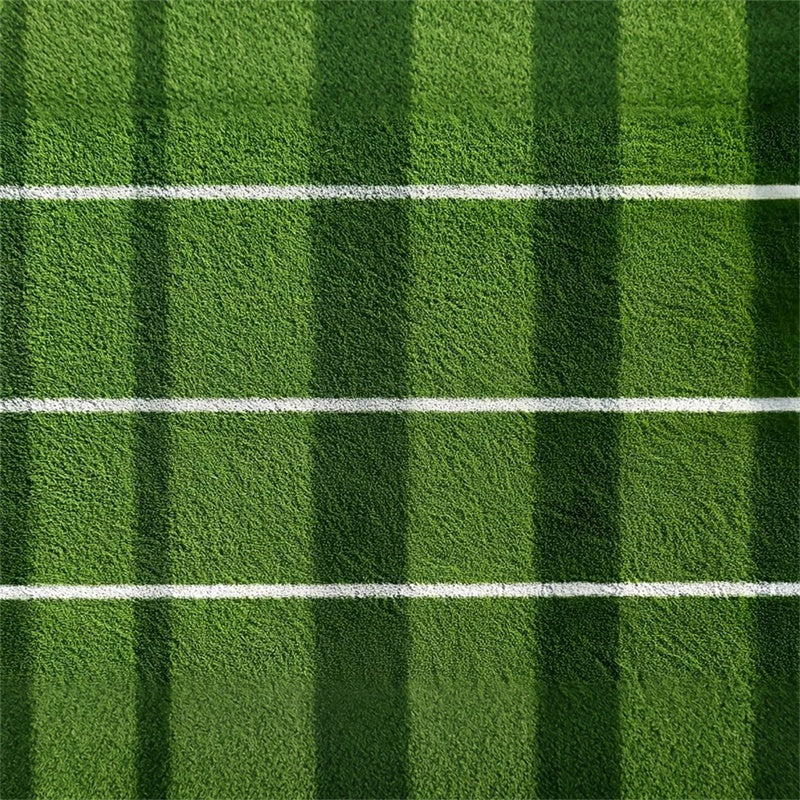 Toile de fond Stade de Football Gazon Rayé Terrain de Football CSH4-370