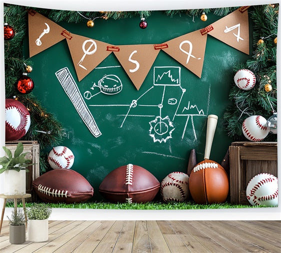Toile de fond Photo Sport Tableau Noël de Sport CSH4-374