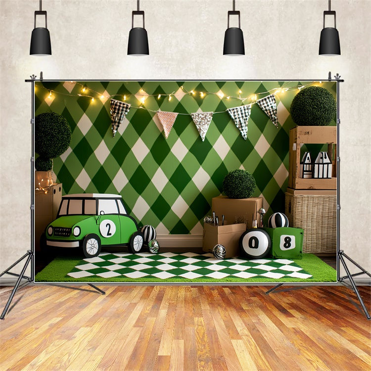 Toile de fond Photographie Sport Mur Diamant Mini Coureur CSH4-375