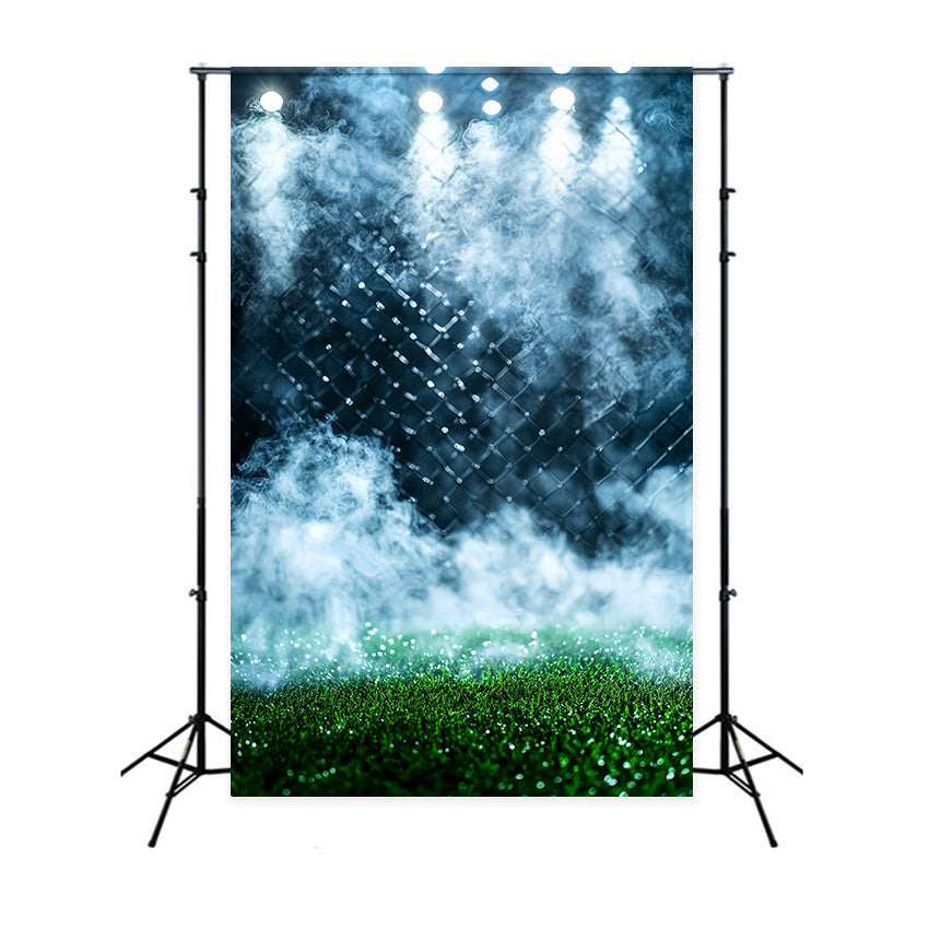 Toile de fond Idées Sport Clôture Champ de Sport Enfumé CSH4-377