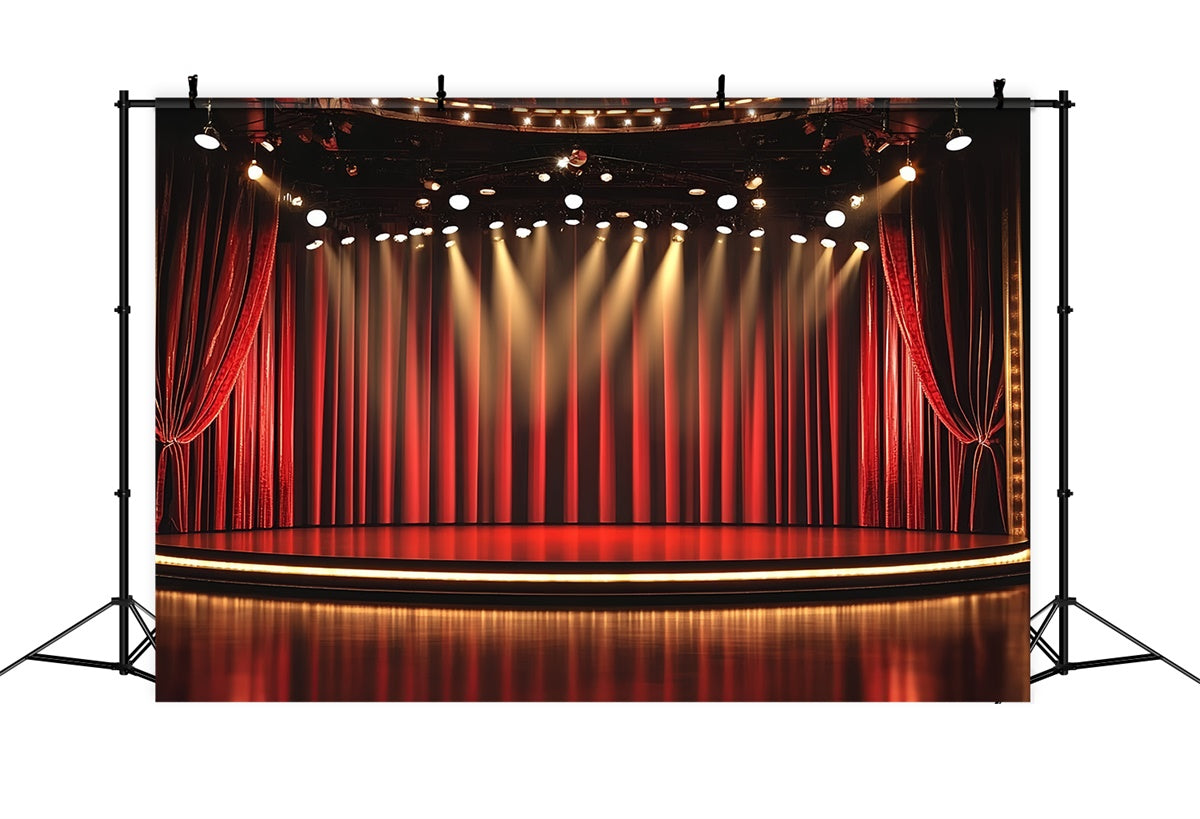 Toile de fond Scène Broadway Rideau Théâtre Projecteurs CSH5-160