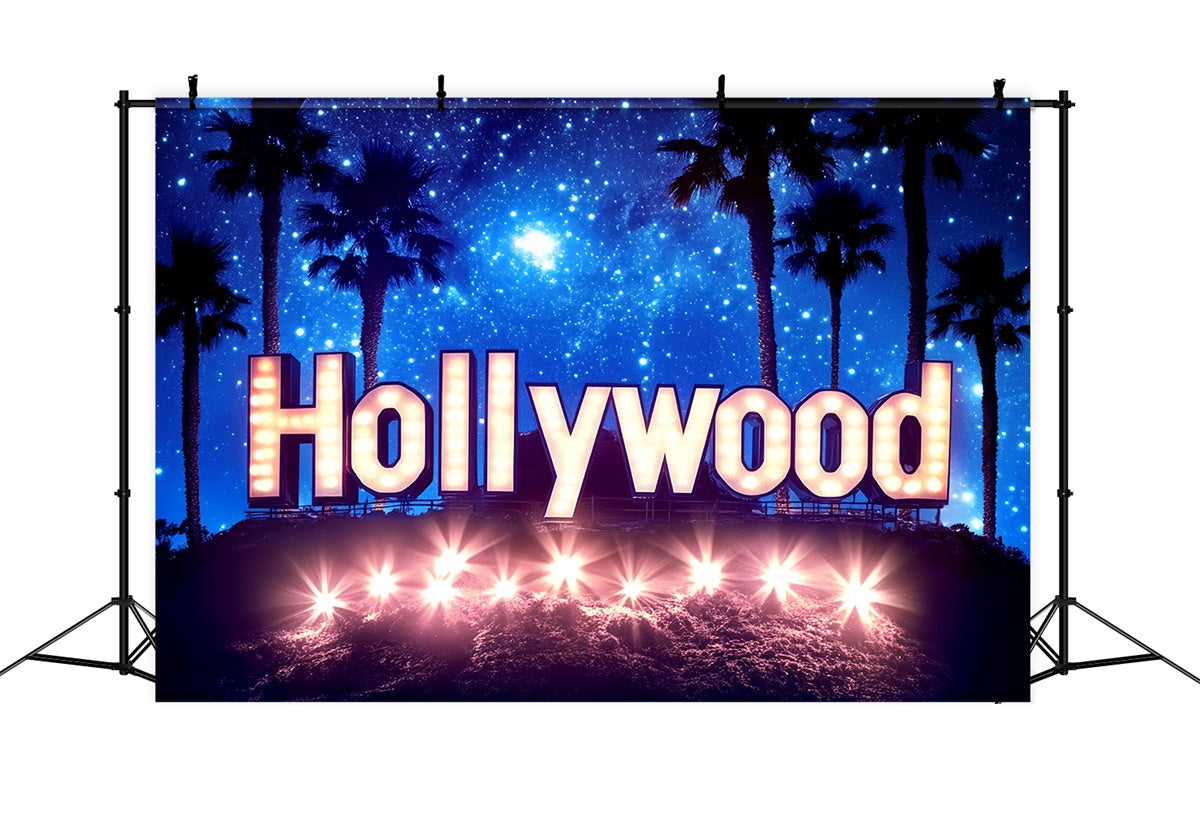 Toile de fond Hollywood Ciel Étoilé Lumières Première CSH5-165