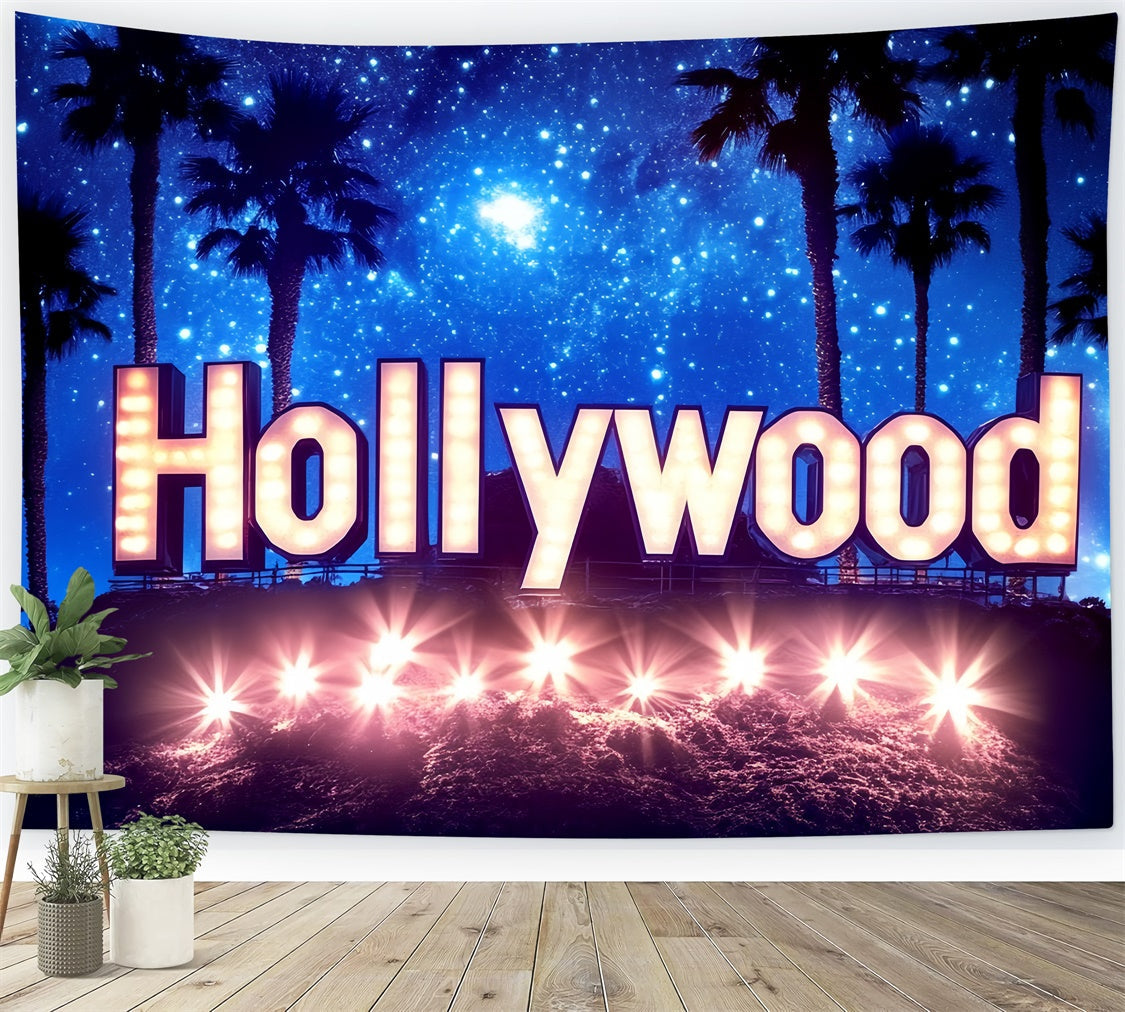 Toile de fond Hollywood Ciel Étoilé Lumières Première CSH5-165