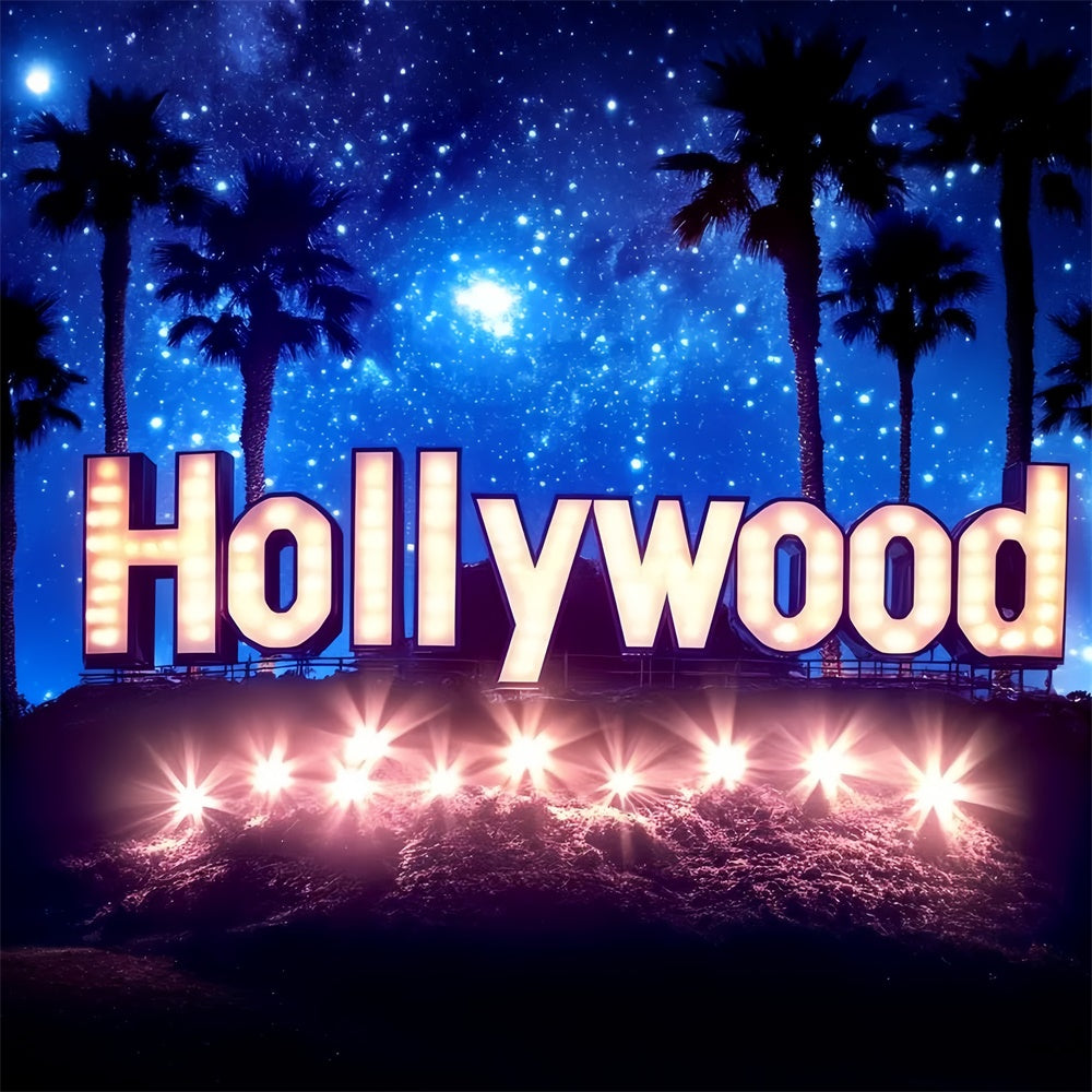 Toile de fond Hollywood Ciel Étoilé Lumières Première CSH5-165
