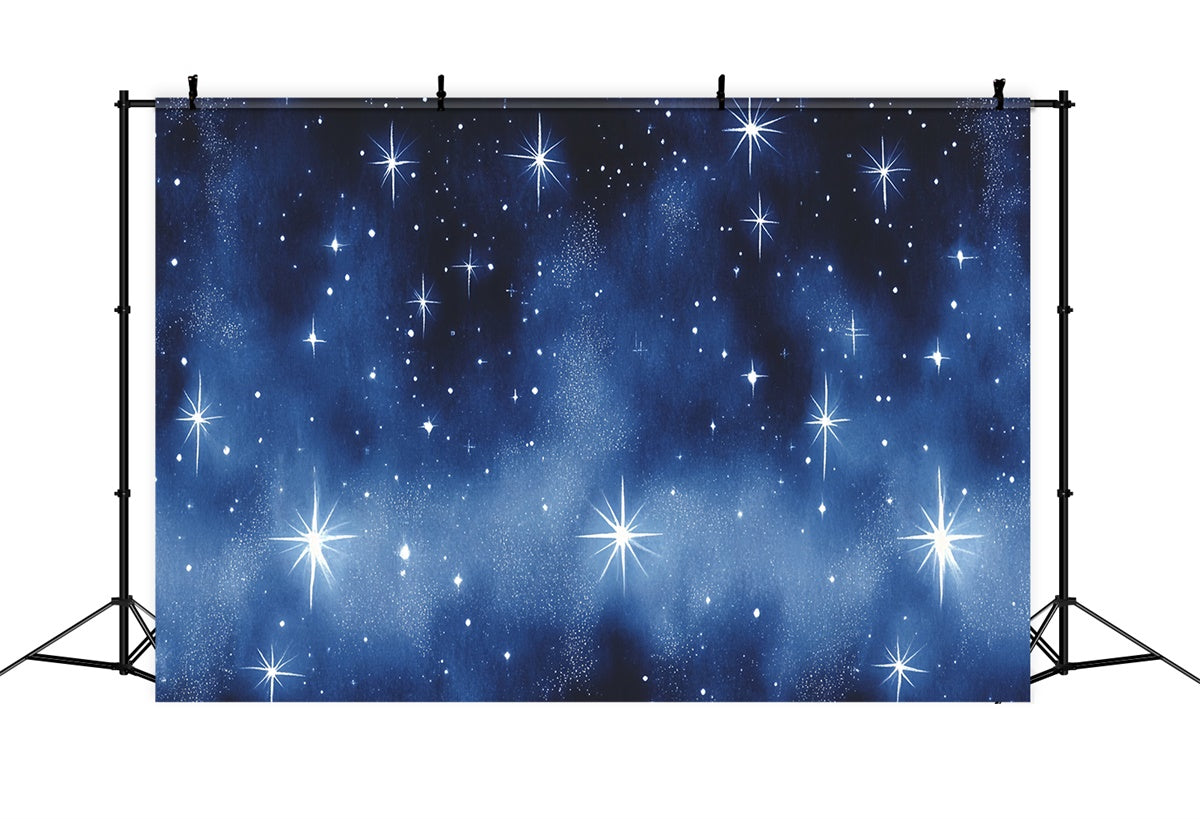 Toile de fond Années 90 Étoiles de Minuit Scintillantes CSH5-192