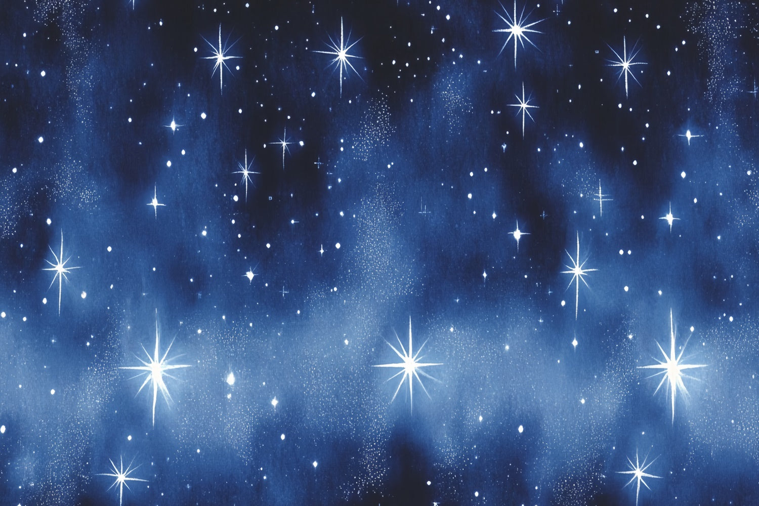 Toile de fond Années 90 Étoiles de Minuit Scintillantes CSH5-192