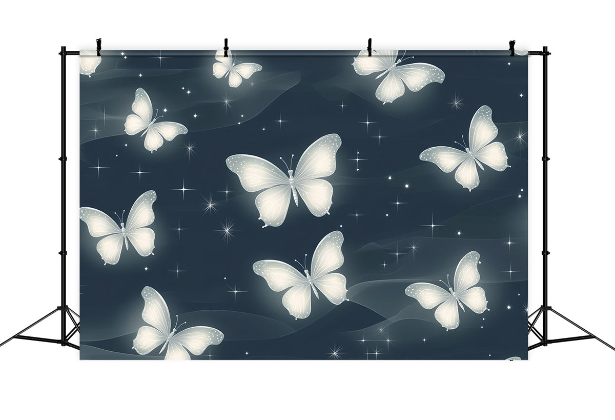 Toile de fond Années 90 Nuit Mystique Papillon Chuchotement CSH5-196
