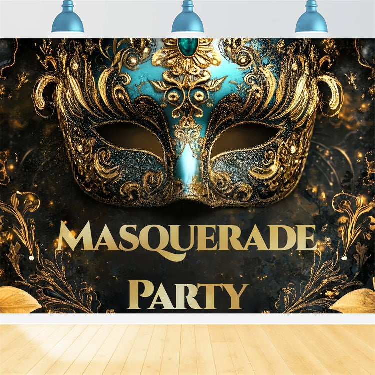 Toile de fond Mascarade Masque Style Baroque Glamour CSH5-210