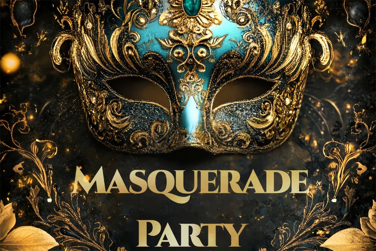 Toile de fond Mascarade Masque Style Baroque Glamour CSH5-210