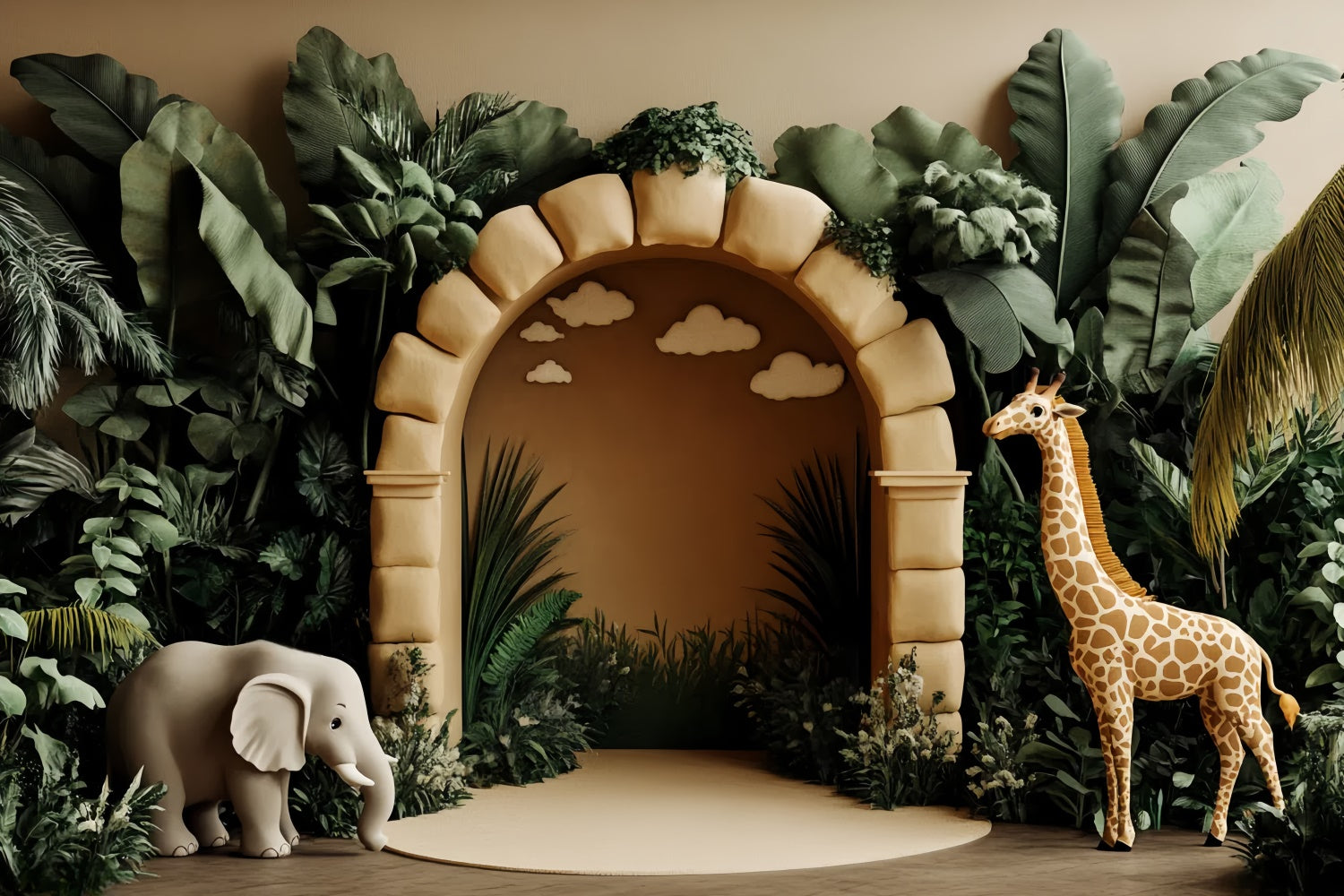 Toile de fond Photographie Enfants Arche Safari Forêt CSH5-307