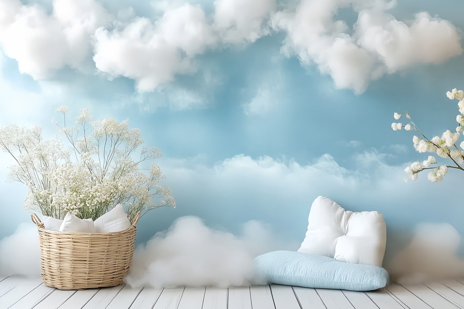 Toile de fond Nouveau-né Confort Ciel Rêveur CSH5-315