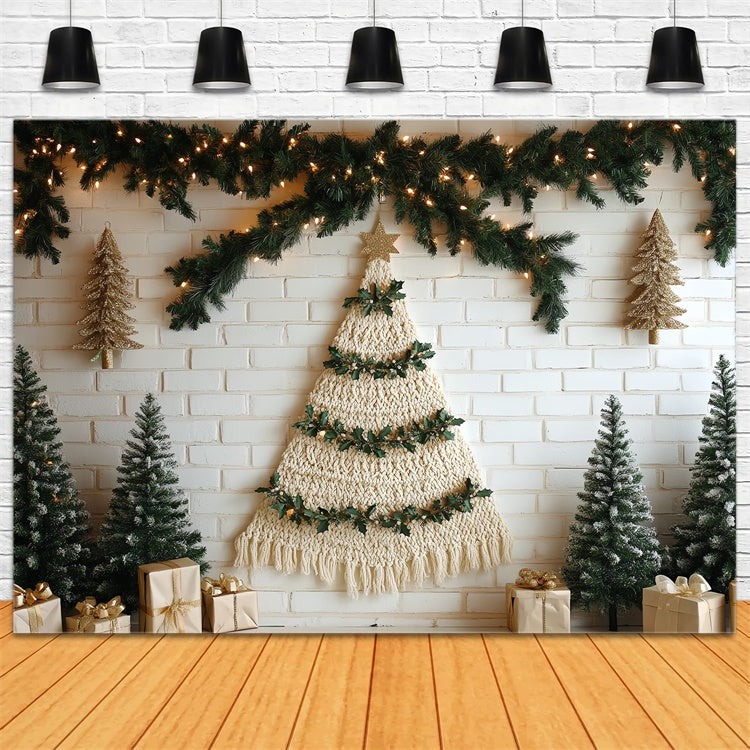Toile de fond Enfants Noël Bohème Rustique CSH5-321