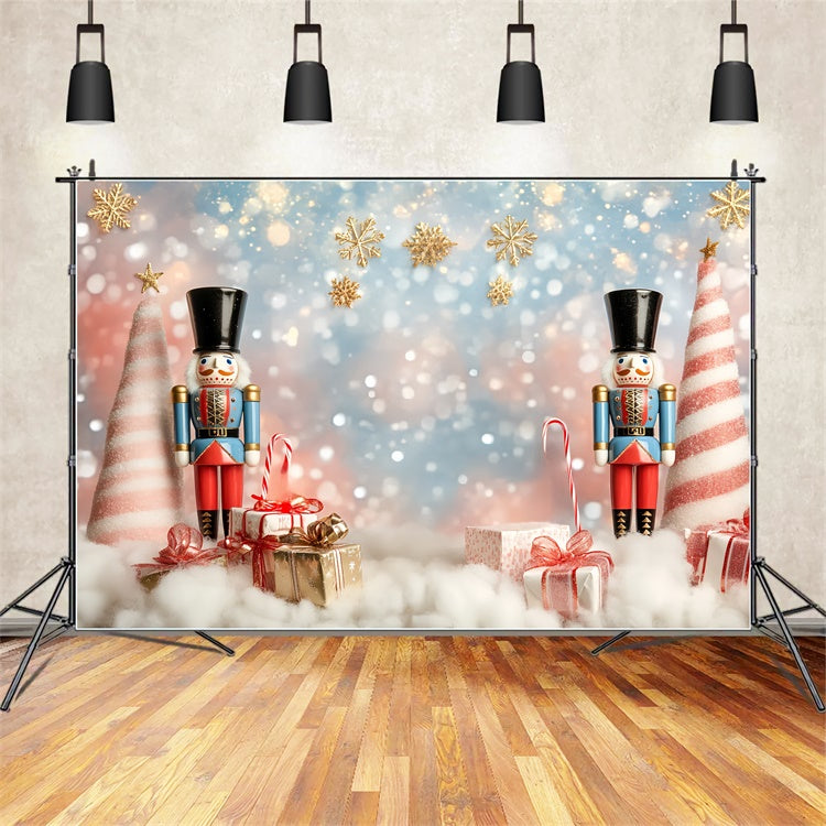 Toile de fond Noël Royaume Casse-Noisette Étincelant Enfants CSH5-323