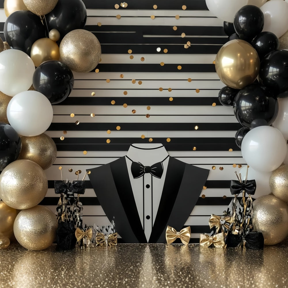 Toile de fond Fête des Pères Tuxedo Glamour Ballon CSH5-42