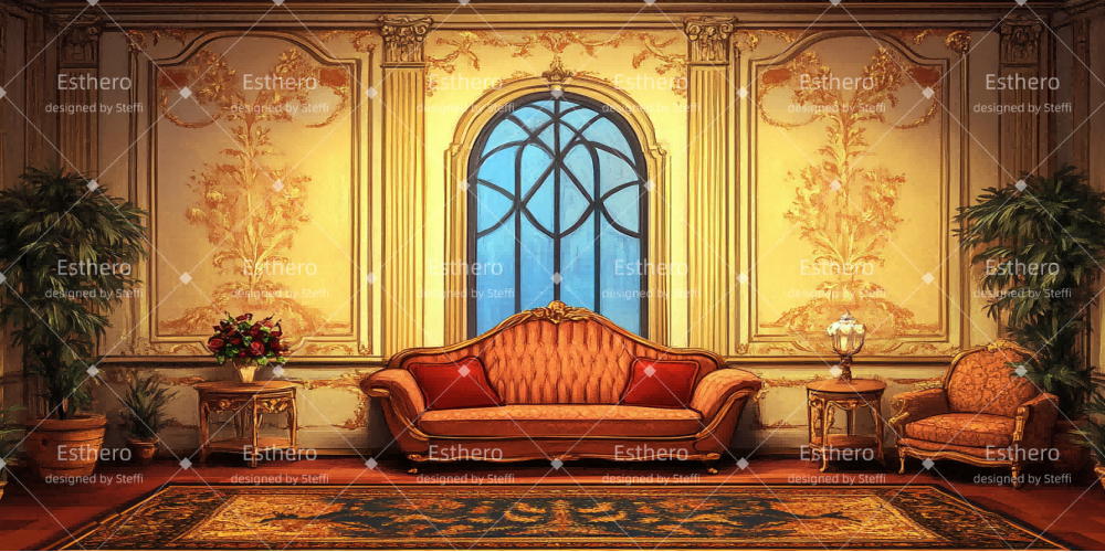 Fond de Scène Intérieur Luxueux CSH510-T110