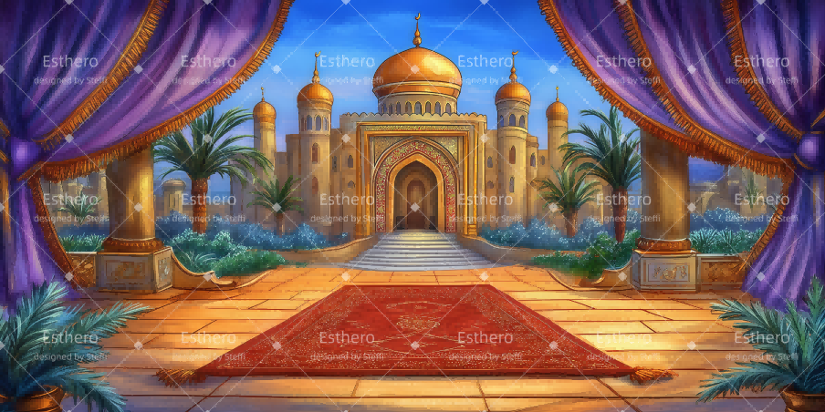 Fond de Scene Theatre Palais Arabe CSH510-T11
