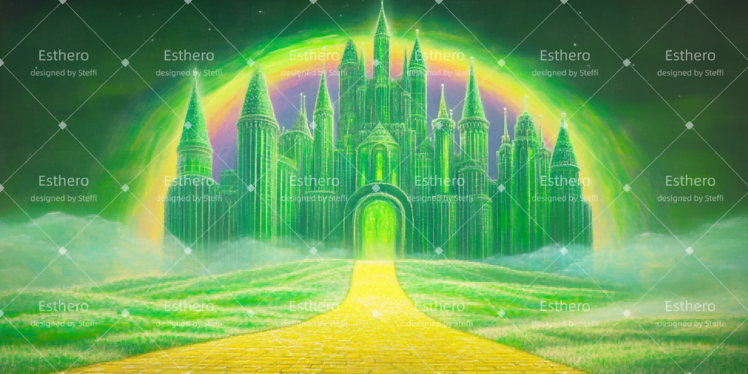 Toile de fond de Scene Château D’Émeraude CSH510-T120