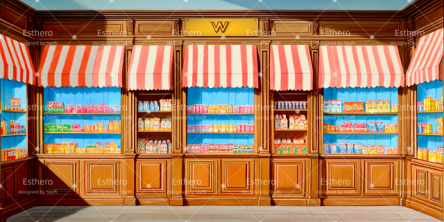 Fond de Scène Boutique de Chocolat CSH510-T63