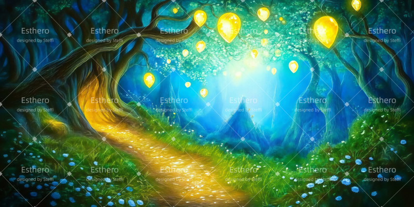 Fond de Scène Personnalisé Jungle De Whoville CSH511-T15