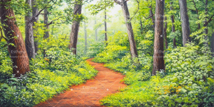 Toile de fond Theatre Route Forestière CSH511-T22