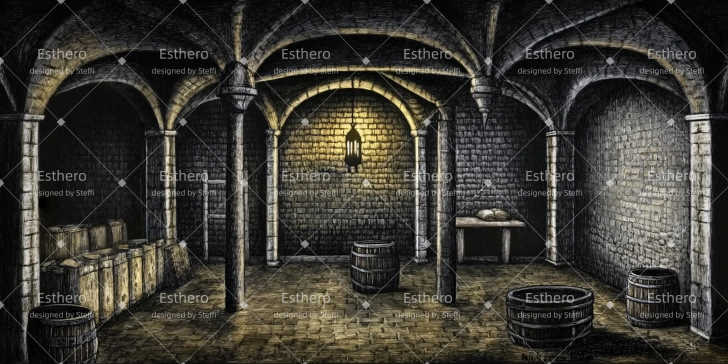 Fond de Scène Théâtre Tour En Pierre CSH511-T27