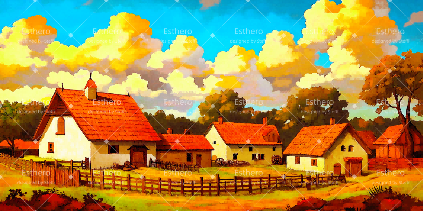 Fond de Scene Theatre Étable CSH511-T71