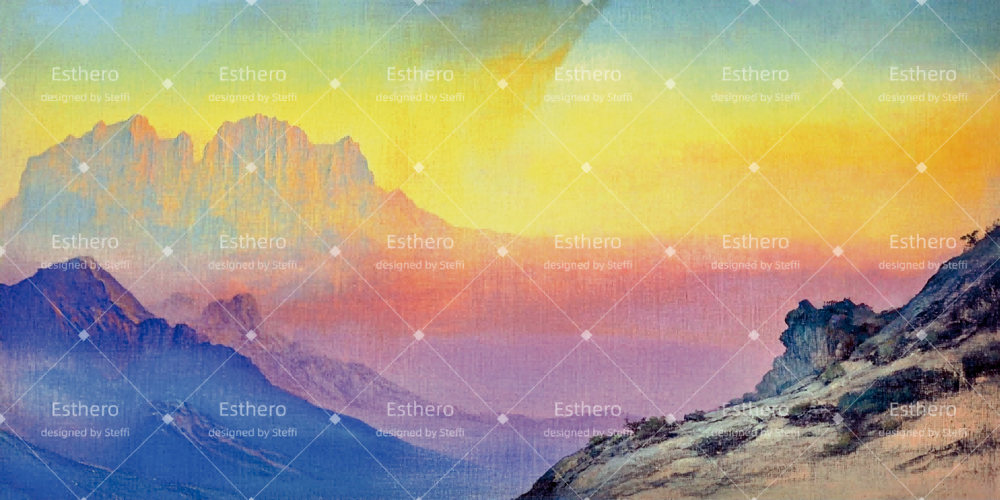 Toile de fond Theatre Lever De Soleil Dans Le Désert CSH511-T76