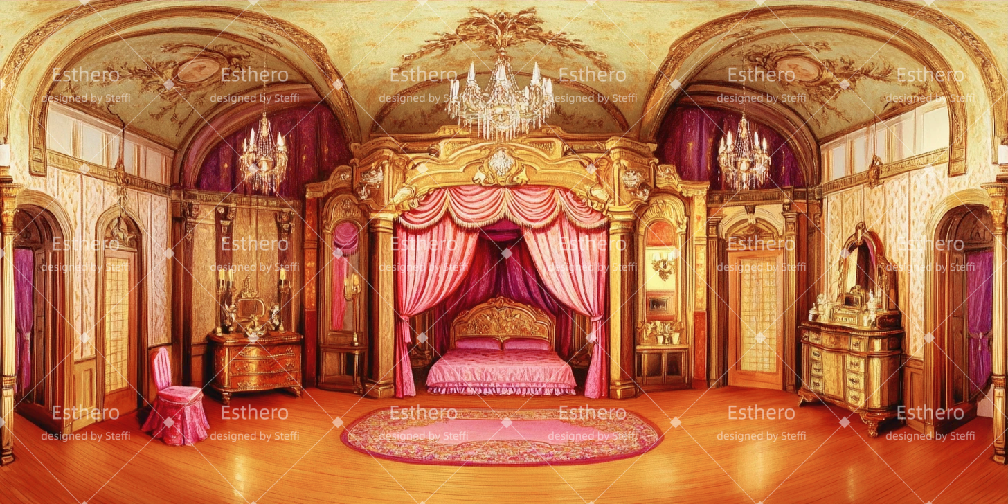 Toile de fond Theatre Chambre de la princesse CSH511-T98