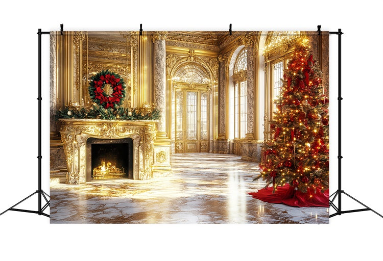 Toile de fond Vintage Noël Palais Royal Opulent CSH57-103