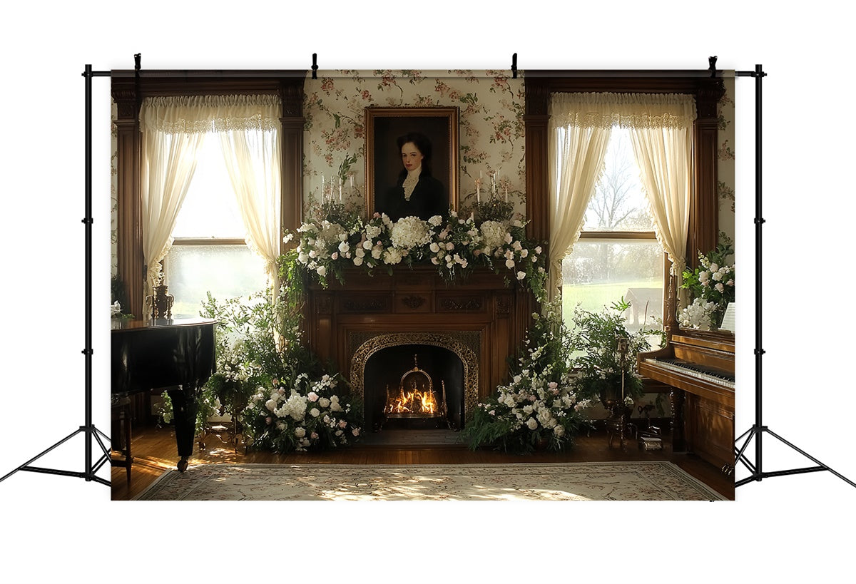 Toile de fond Vintage Victorienne Foyer Fleur CSH57-104