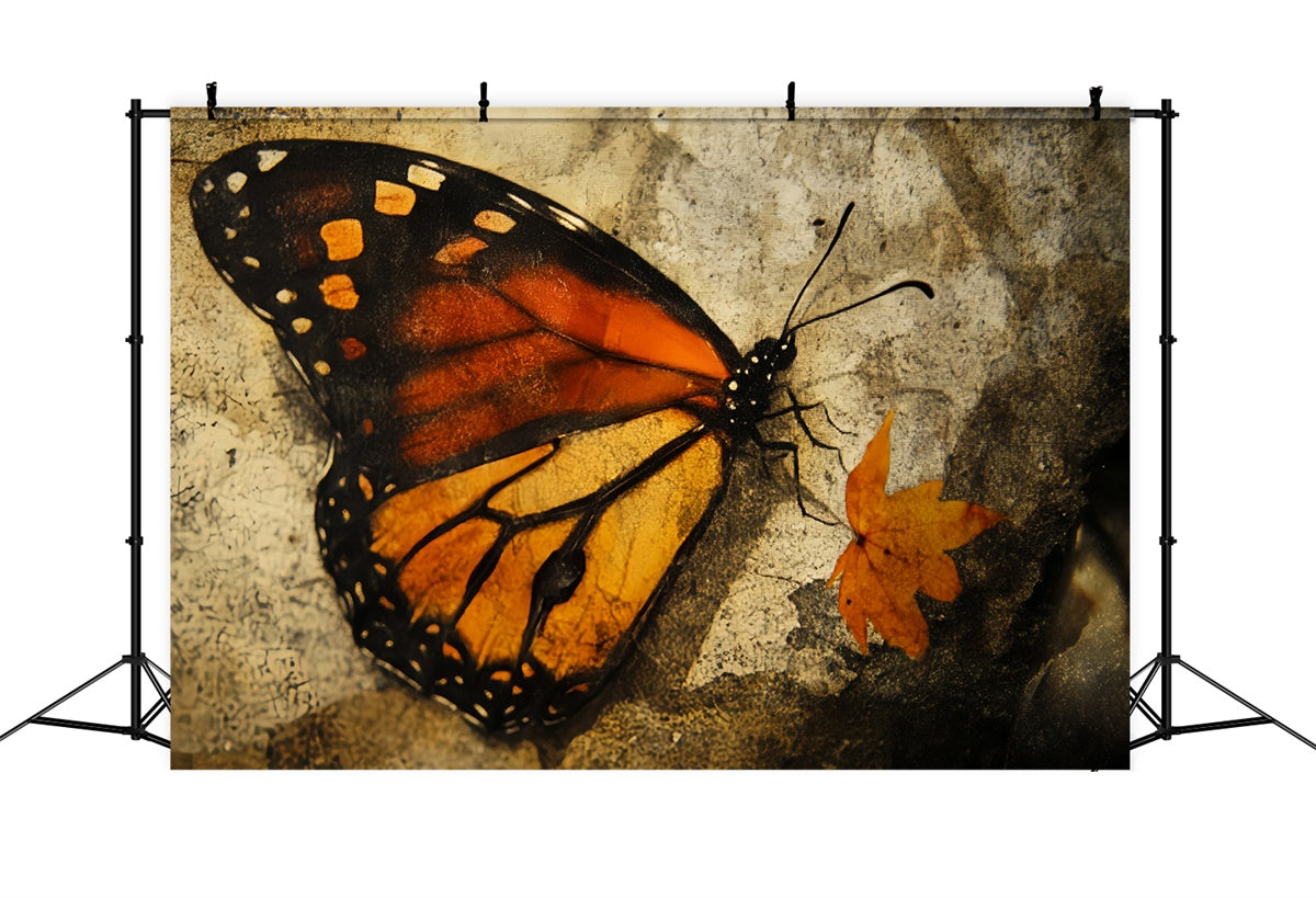 Toile de Fond Photo de Tête Touche de Papillon Automnale CSH57-11