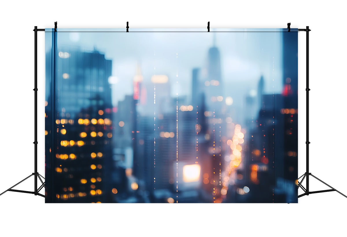Toile de Fond Photo de Tête Nuit Urbaine Bokeh CSH57-12