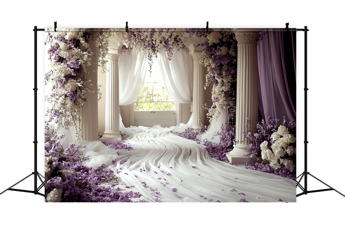 Toile de fond Vintage Classique Entrée Rêve Violette CSH57-122