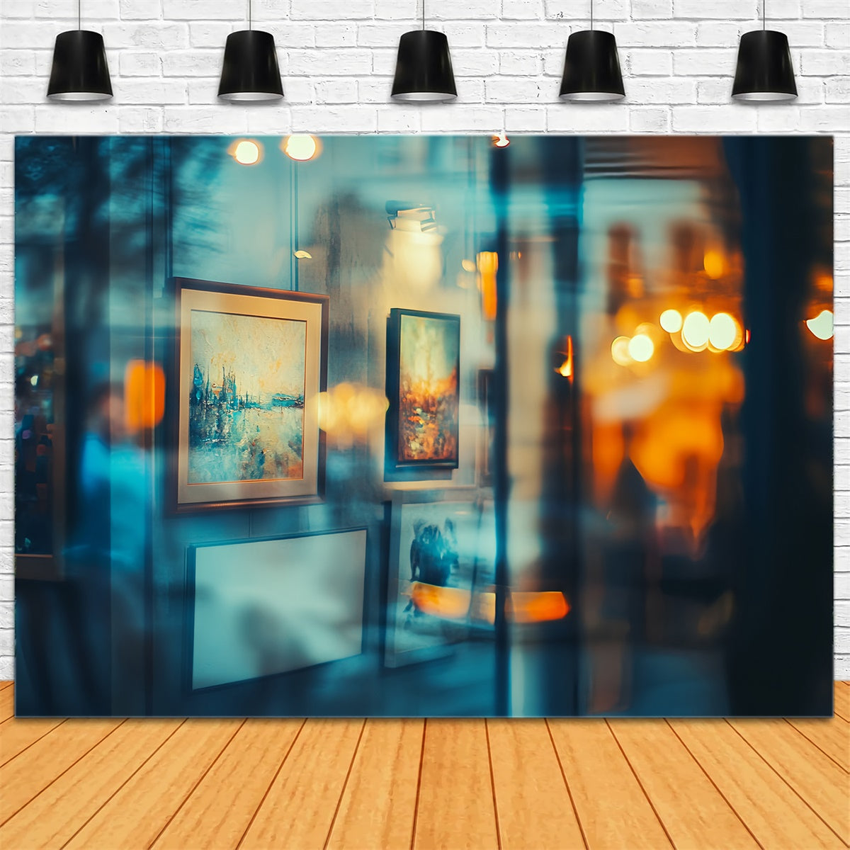 Toile de Fond Photo de Tête Reflet Galerie Lumineuse CSH57-13