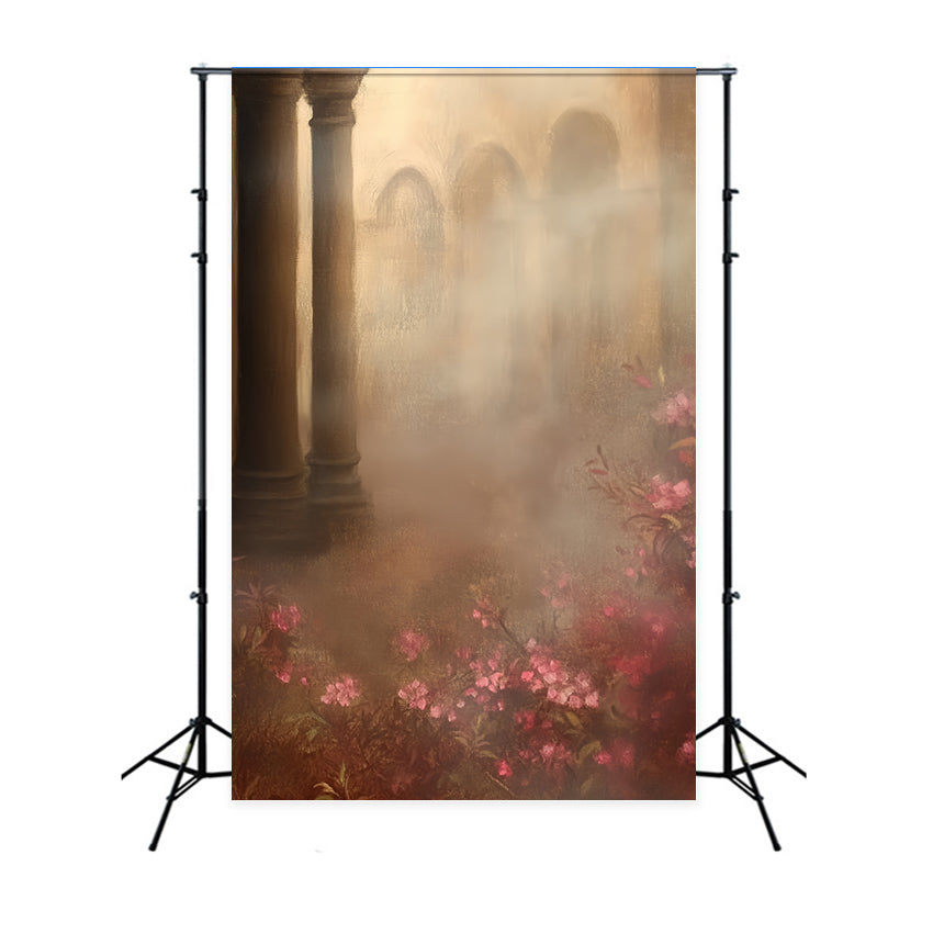 Toile de fond Vintage Rétro Jardin Brume Rosée Studio CSH57-134