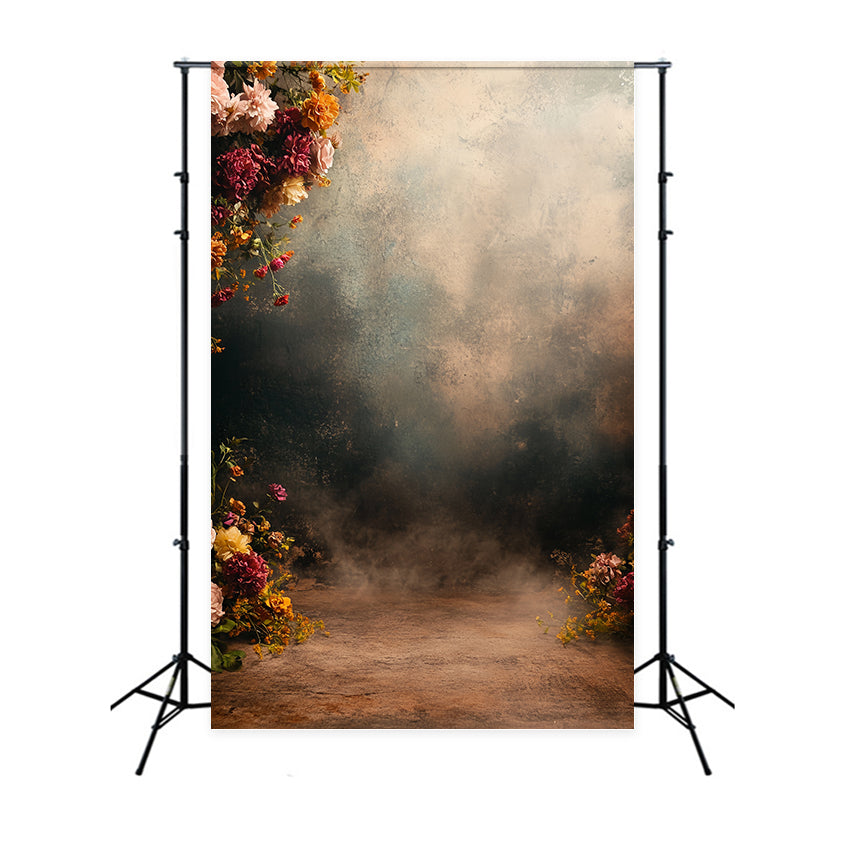 Toile de fond Vintage Mur Romance Chaleureuse Fleurs CSH57-136