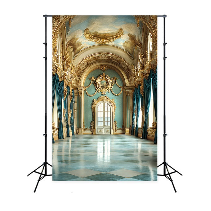 Toile de fond Vintage Photo Palais Ciel Baroque CSH57-137