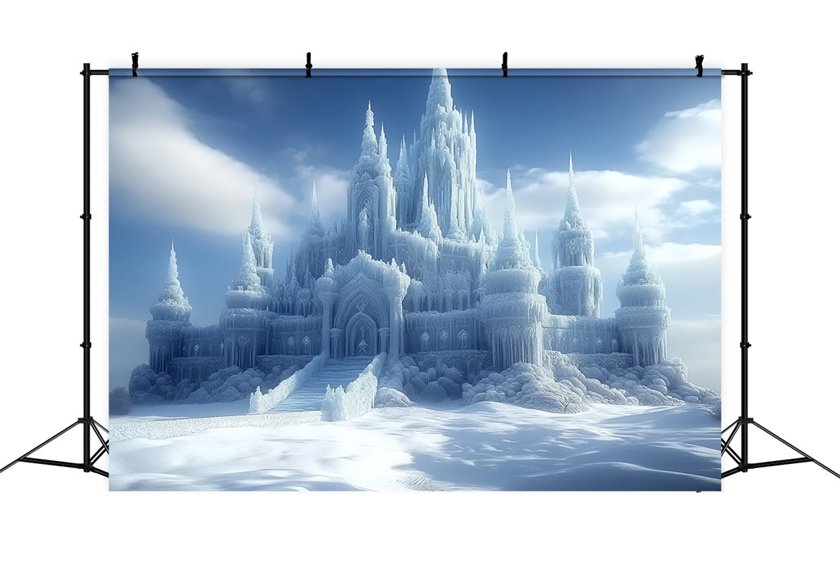 Toile de fond Hiver Citadelle du Trône Gelé CSH57-220